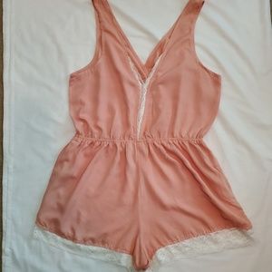 Peach romper